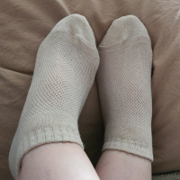 skarpety konopne stopki, hemp socks.