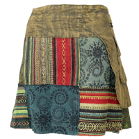 spódnica boho patchwork, boho patchwork skirt.