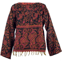 narzutka hippie, hippie cape.