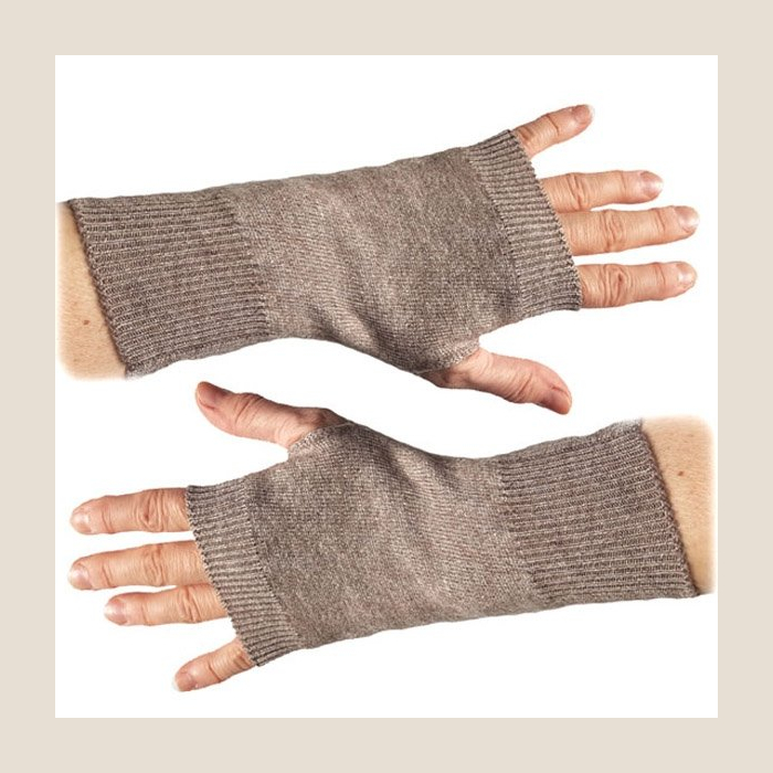 Mitenki Wełniane Camel Wielkość Uniwersalna