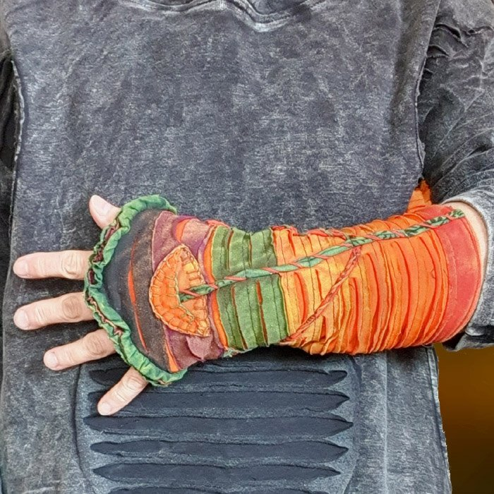 Ocieplacze na Ręce Grzybki Pomarańcz