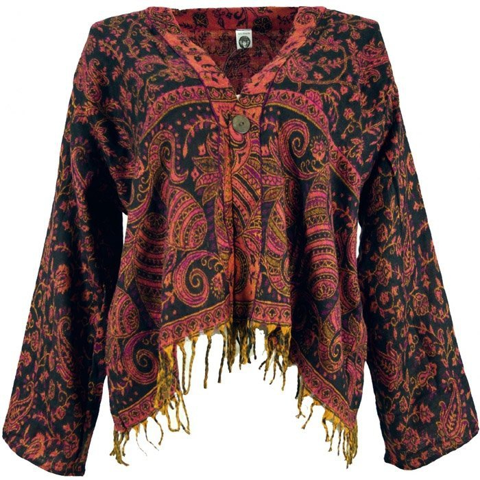 narzutka hippie, hippie cape.